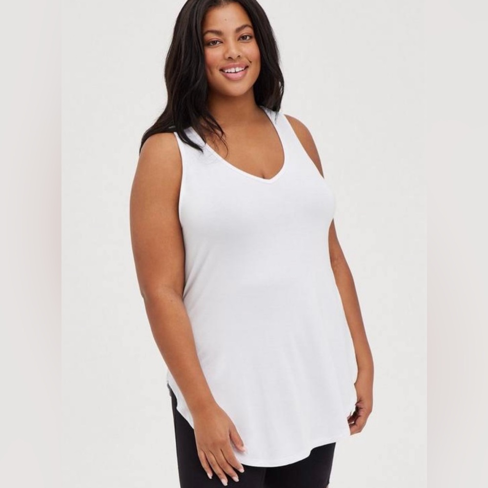 Super Soft Favorite V Neck Tunic Torrid Plus Size Tank Top